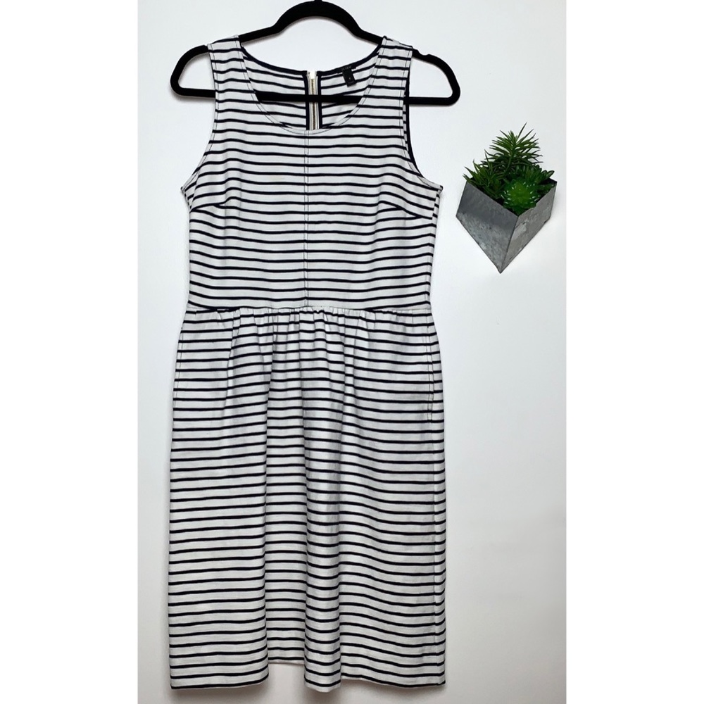 J.Crew Striped Midi Dress Size 6